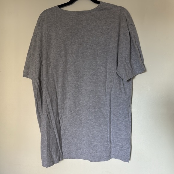 Gildan Gray T-Shirt with Yellow Softball Graphic - Picture 3 of 3